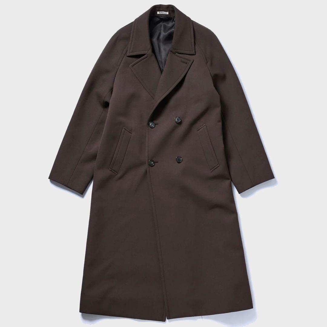 ジャケット・アウター AURALEE TWISTED DOUBLE CLOTH COAT