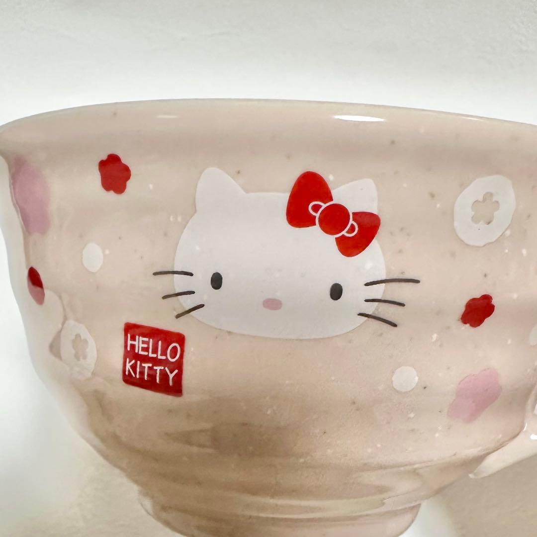 2004年 ハローキティ 納豆鉢 スープカップ スプーン付き 桜