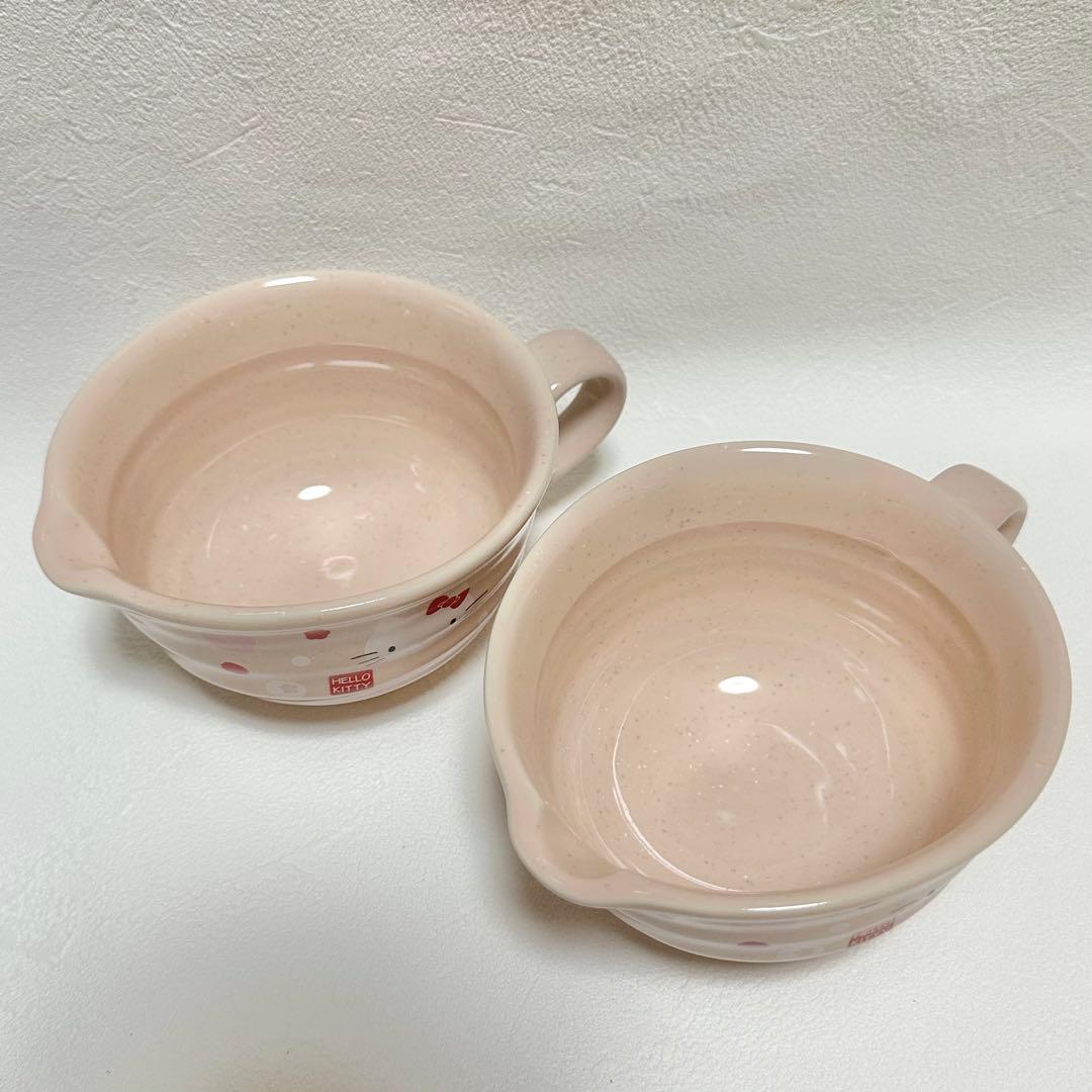 2004年 ハローキティ 納豆鉢 スープカップ スプーン付き 桜