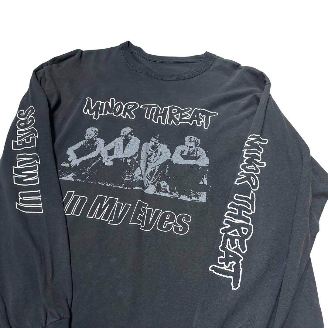 MINOR THREAT In My Eyes ロンT Tシャツ バンドT