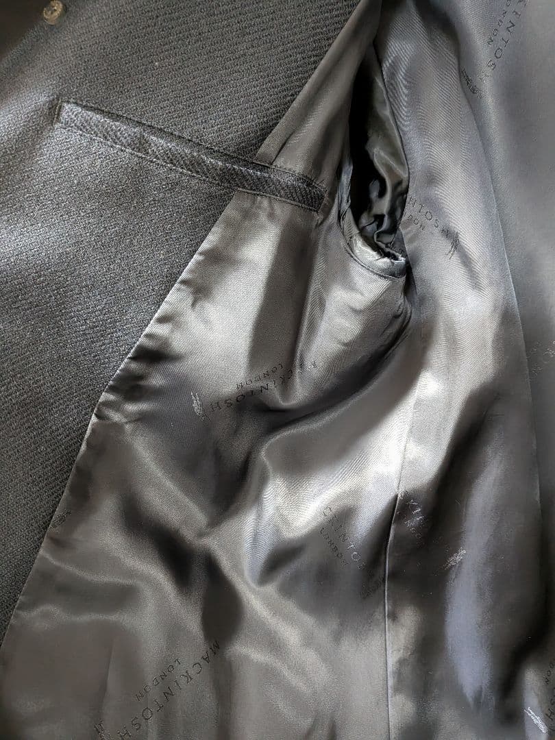 MACKINTOSH DUNKIELD ネイビー ステンカラーコート