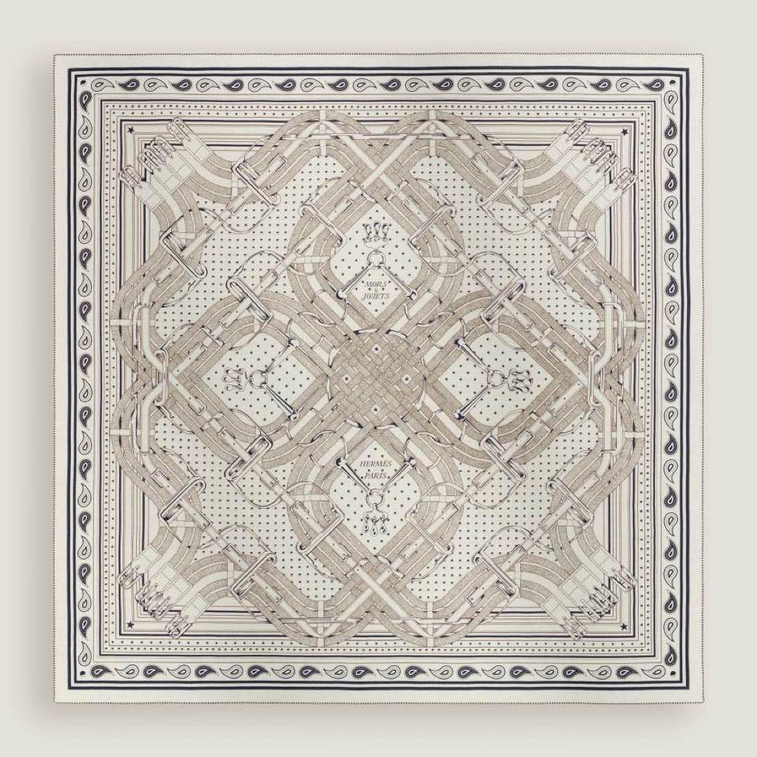 新品最新作エルメスバンダナカシシル　2026 馬銜　カレジェアン140