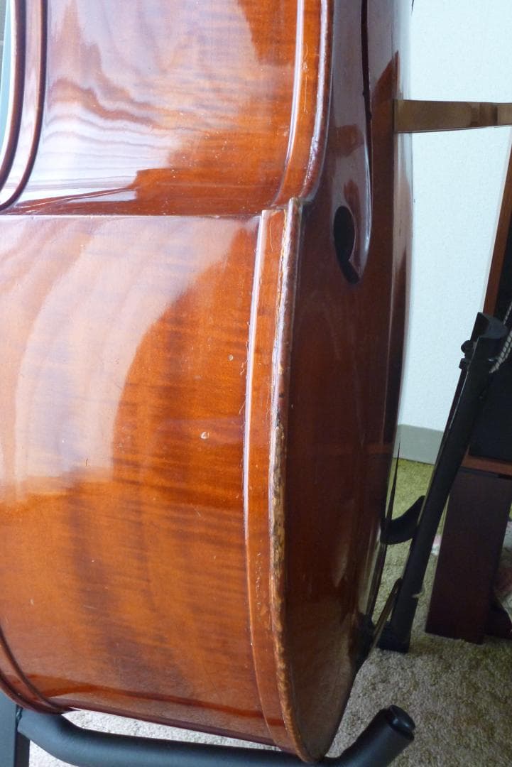 【引取限定】コントラバス（ラベルなし 詳細不明）３／４（国内４／４）