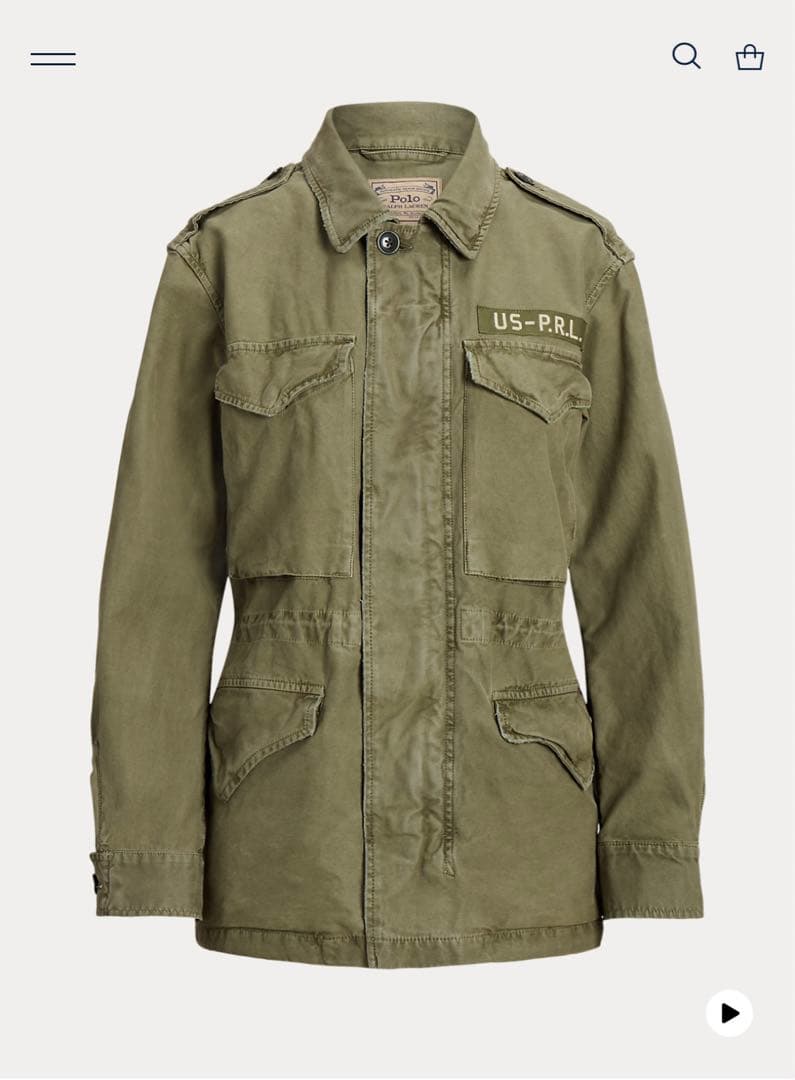 断捨離中新品✨️ポロラルフローレン ミリタリージャケット Mサイズ