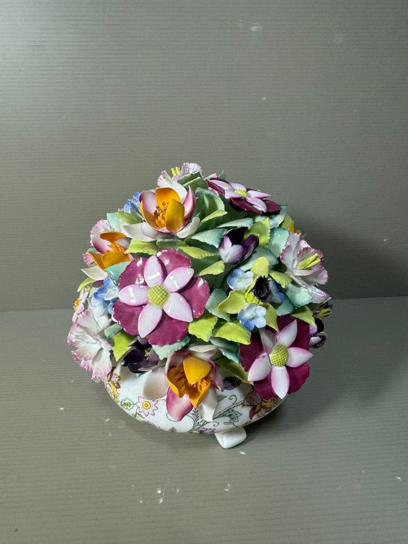 2504 ミントン　ハドンホール　陶花　フローラル