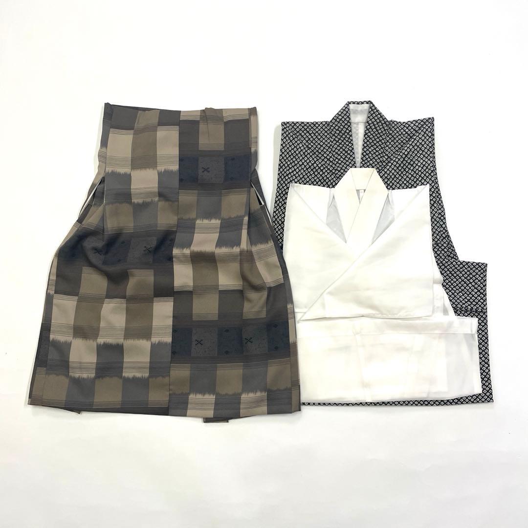 七五三 羽織セット 男の子 羽織 着物 長襦袢 半衿付き 5歳 No.148