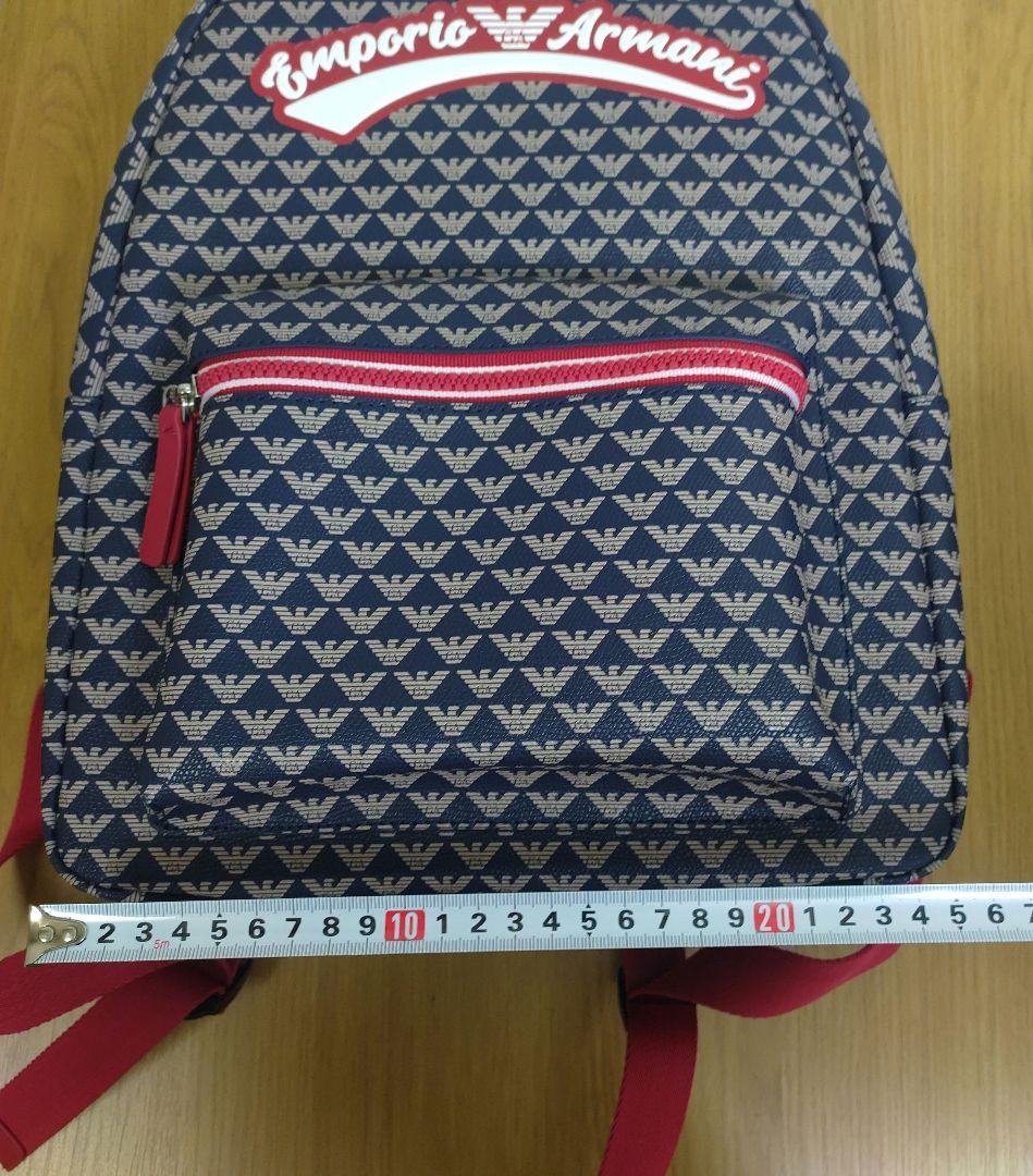 Emporio Armani リュック ネイビー/レッド