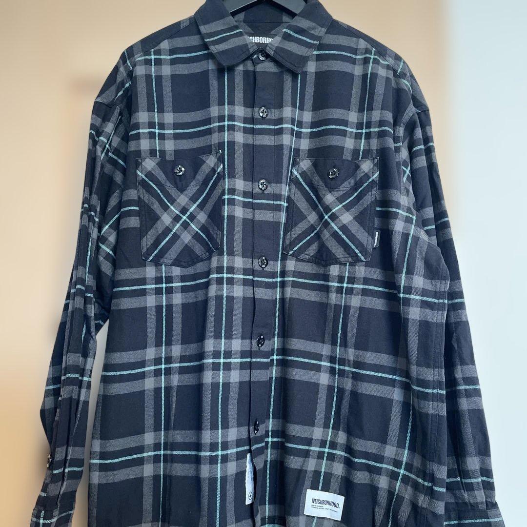 NEIGHBORHOOD チェック柄長袖シャツ