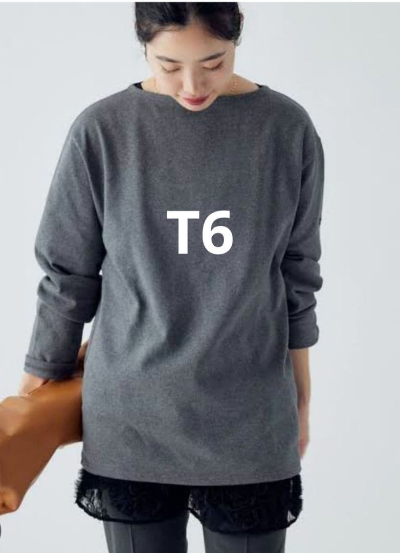 極美品　セントジェームス　グレー　t6 L