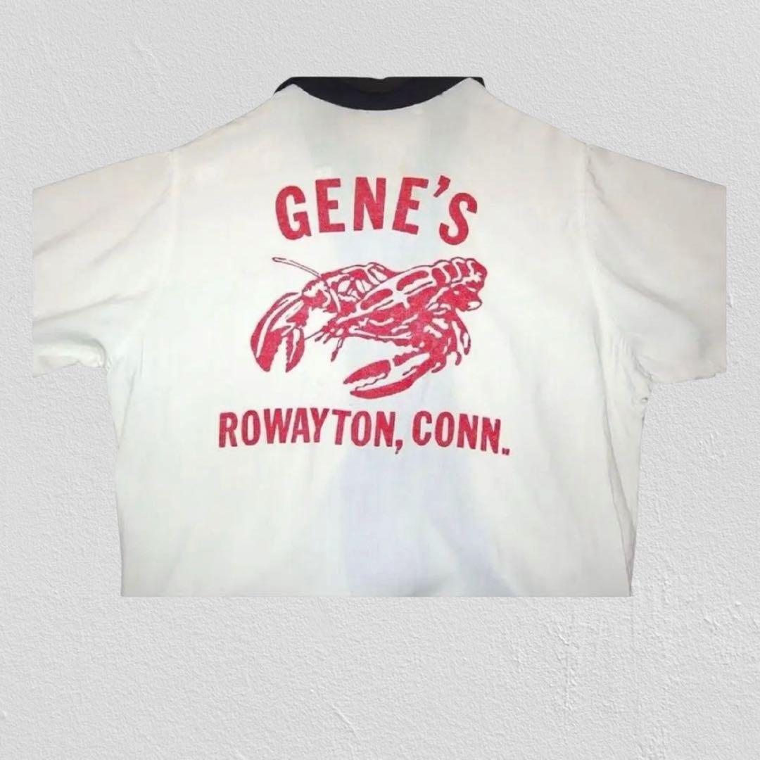 ▪️50‘s KING LOUIE ボーリングシャツ ロブスター レーヨン 半袖