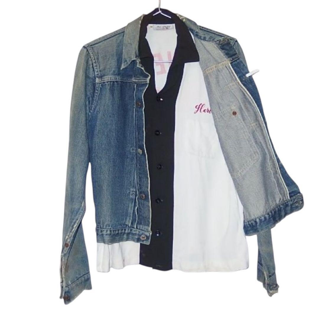 ▪️50‘s KING LOUIE ボーリングシャツ ロブスター レーヨン 半袖