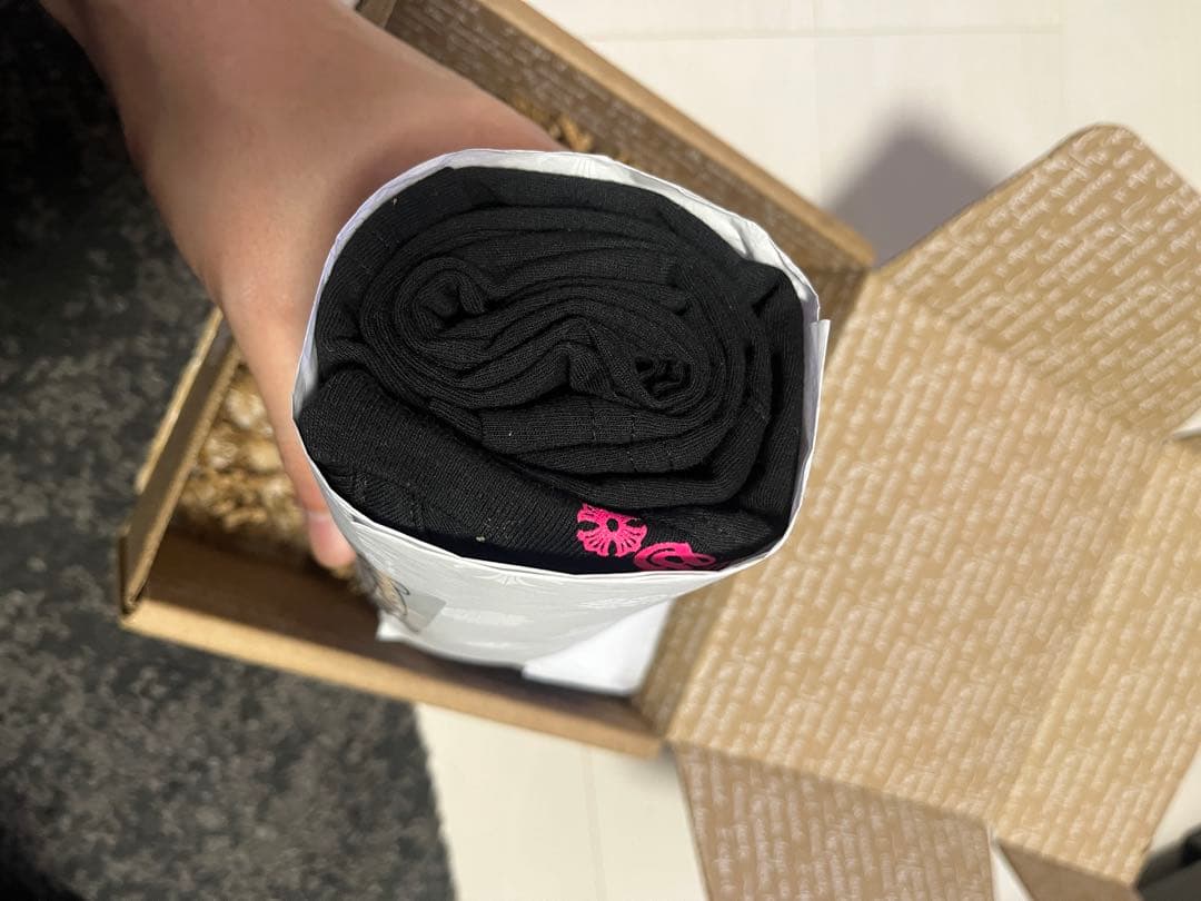 【新作 新品未開封】 Chrome Hearts 長袖カットソー ブラック