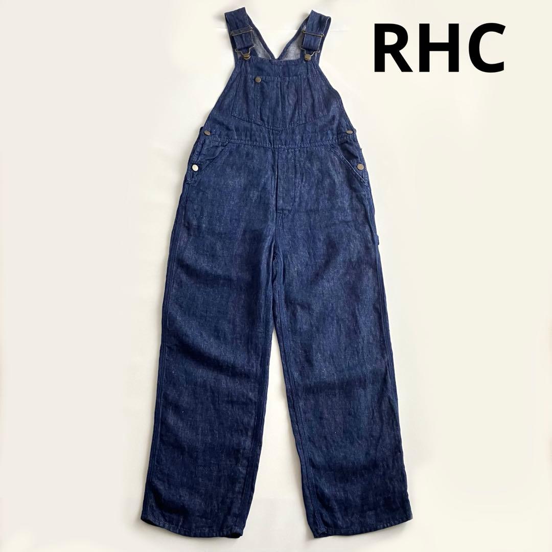 美品✨RHC ロンハーマン リネン サロペット インディゴ　オーバーオール　XS