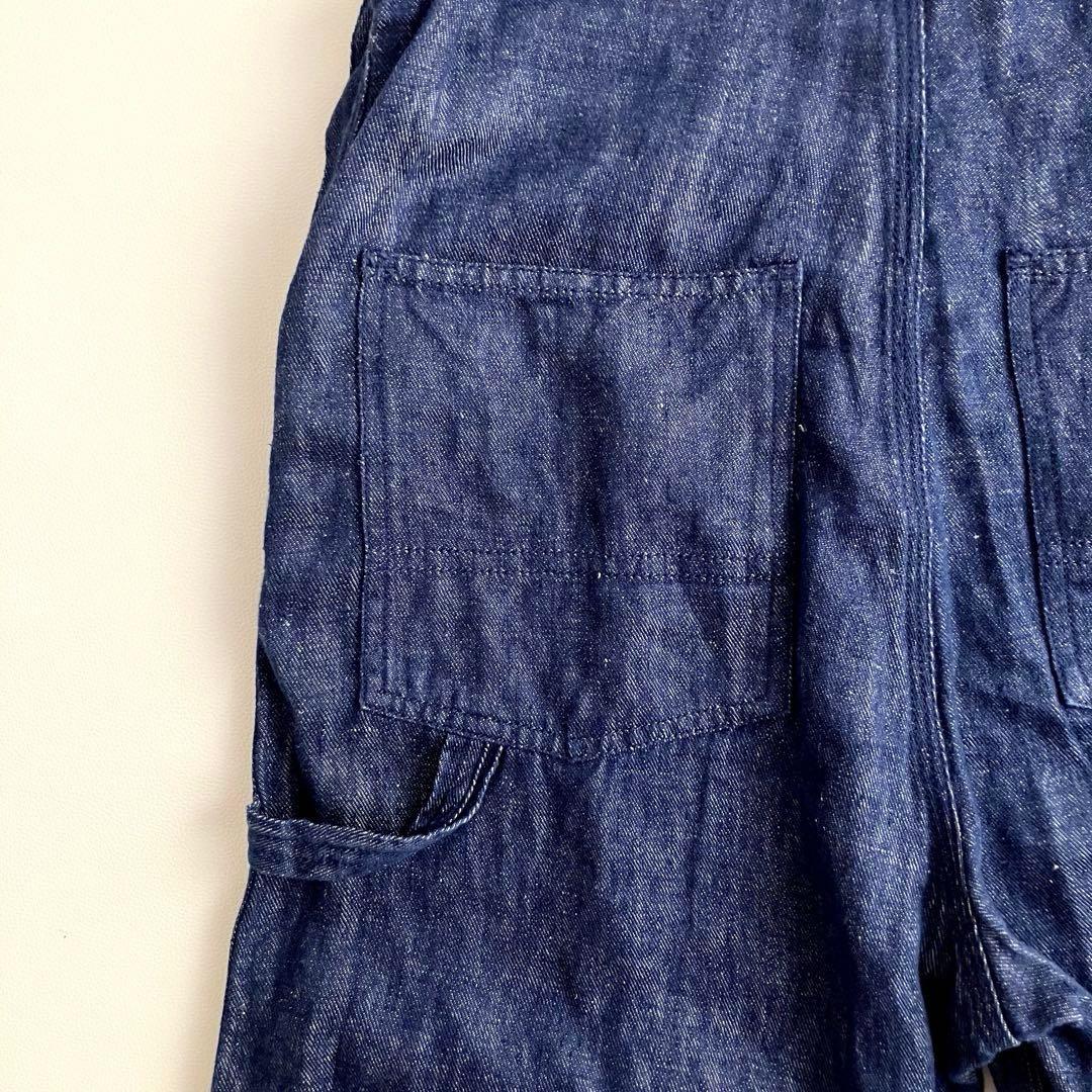 美品✨RHC ロンハーマン リネン サロペット インディゴ　オーバーオール　XS