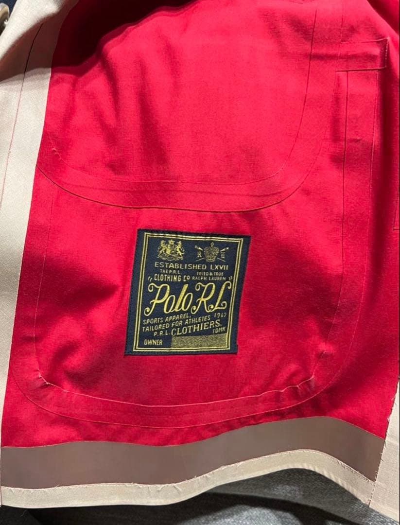 POLO RALPH LAUREN XS ゴム引きステンカラーコート ラルフ