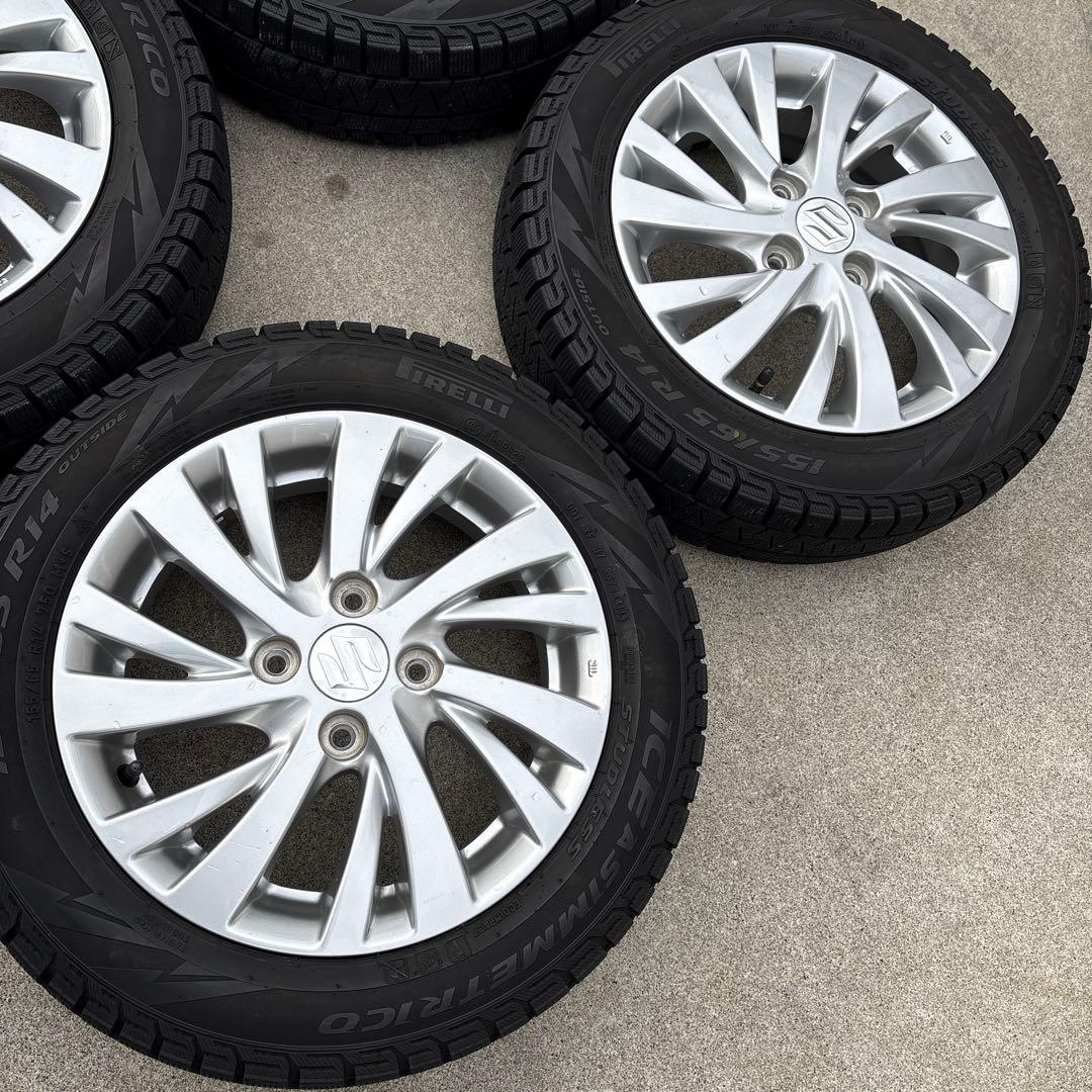 ゆか様　スズキ純正ホイール　スタッドレスタイヤ　4本SET(2本)