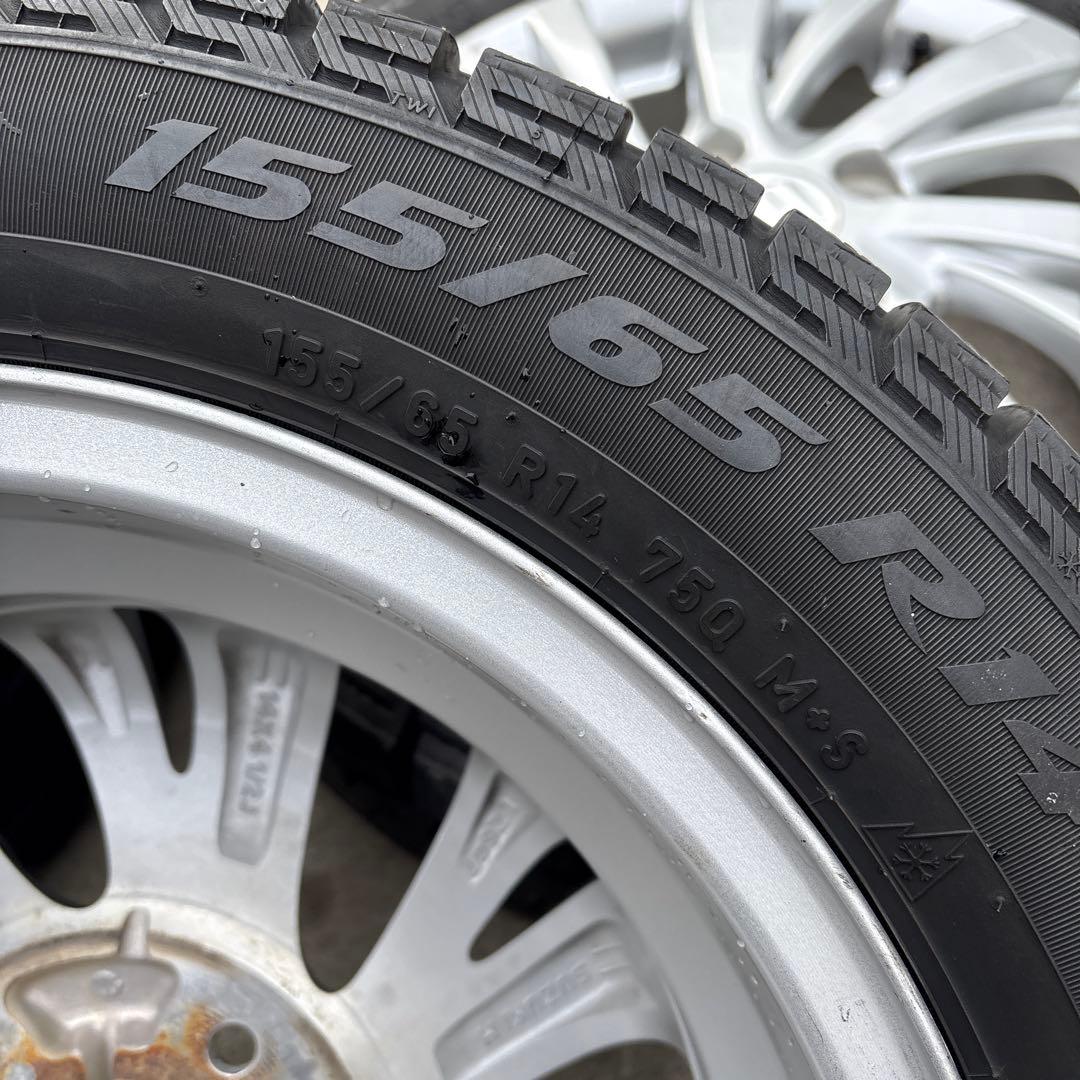 ゆか様　スズキ純正ホイール　スタッドレスタイヤ　4本SET(2本)