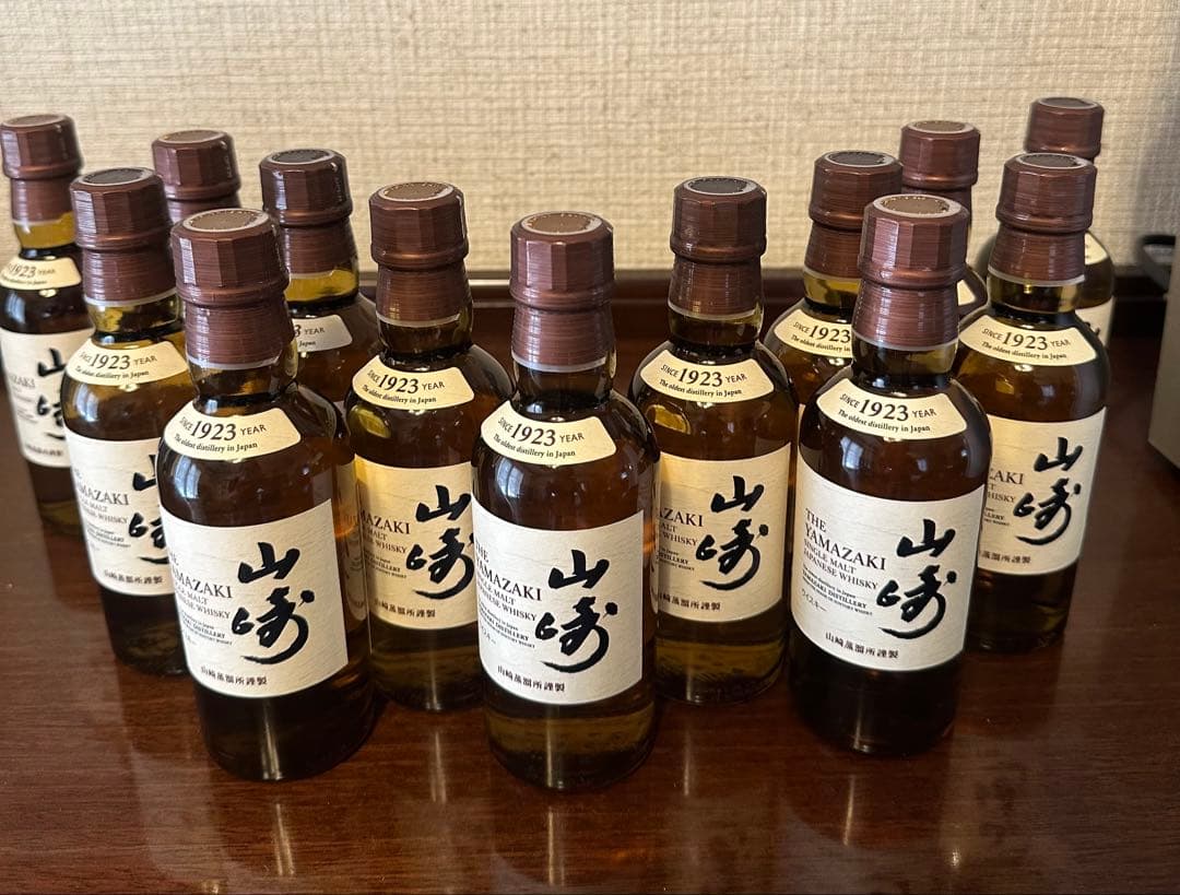 【価格交渉可能】山崎 シングルモルトウイスキー 180ml 13本