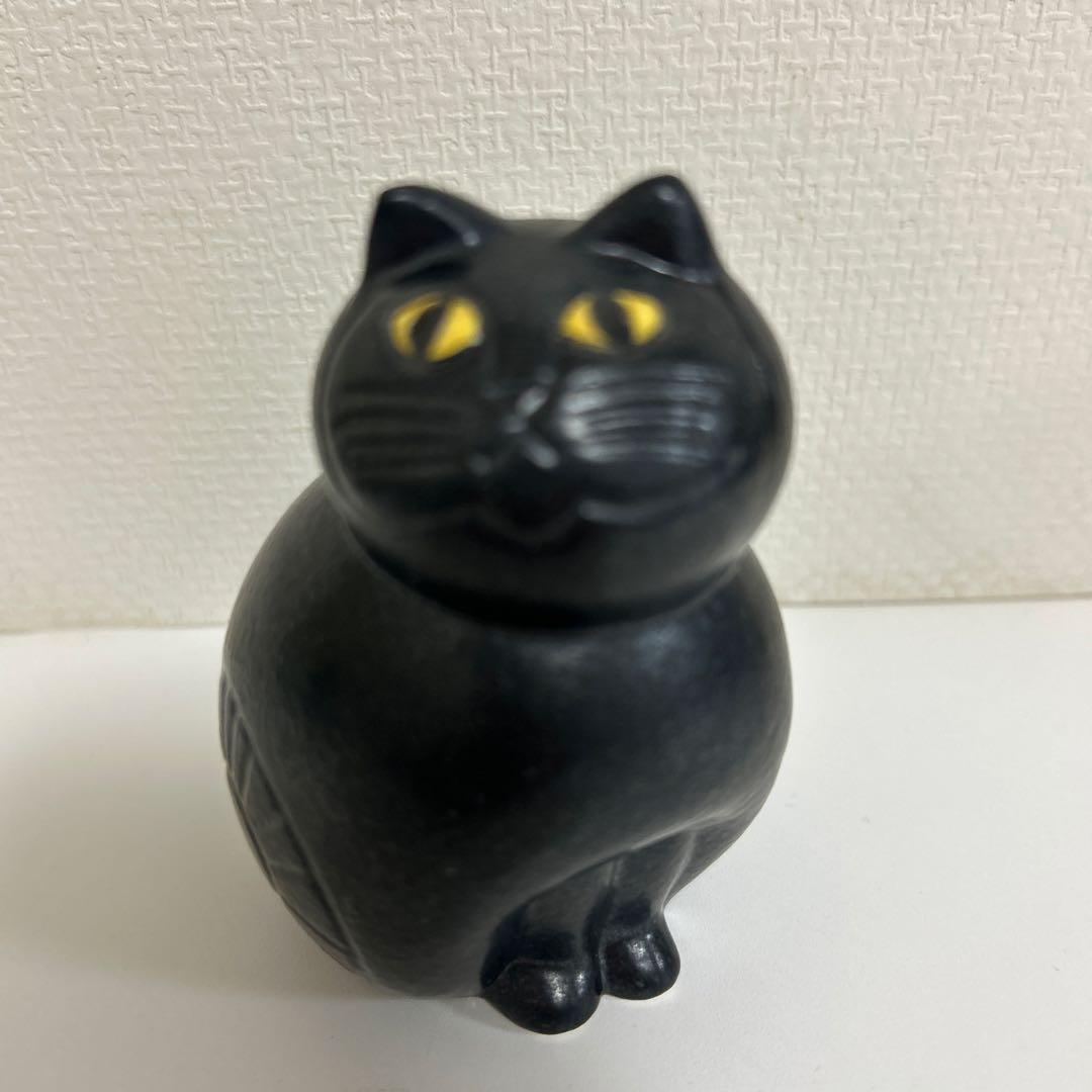 リサラーソン　ミア　オールブラック　黒猫　置物　オブジェ