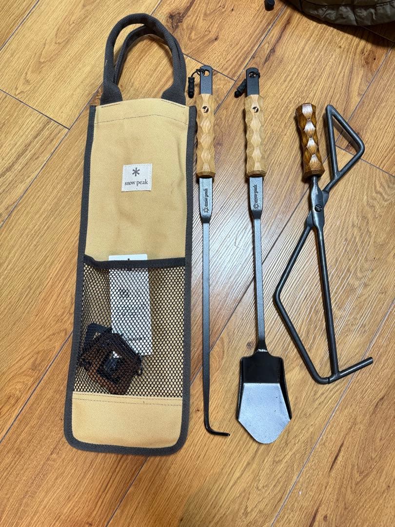 【極美品・未使用】peak 焚き火ツールPro./asigripカスタム