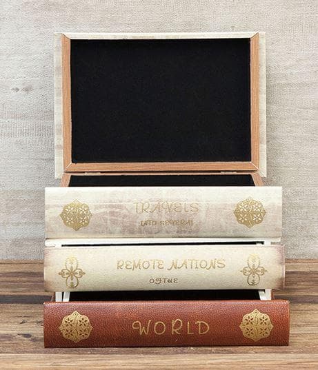 シークレットブックボックス 小物入れ 3段 ガリバー LDR03LT