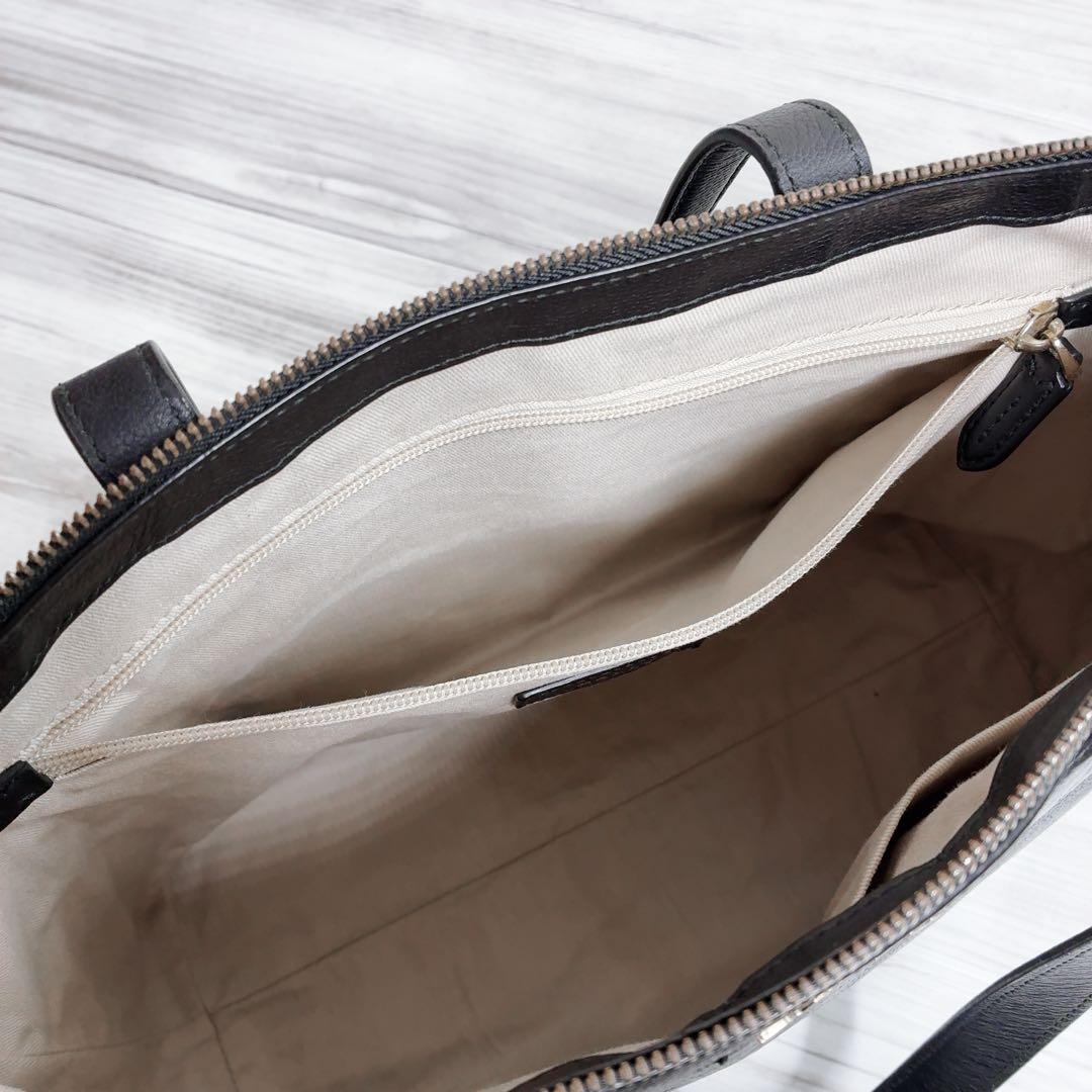 BALLY トートバッグ レザー 黒 シボ革 A4 肩掛 ゴールド 通勤 スーツ