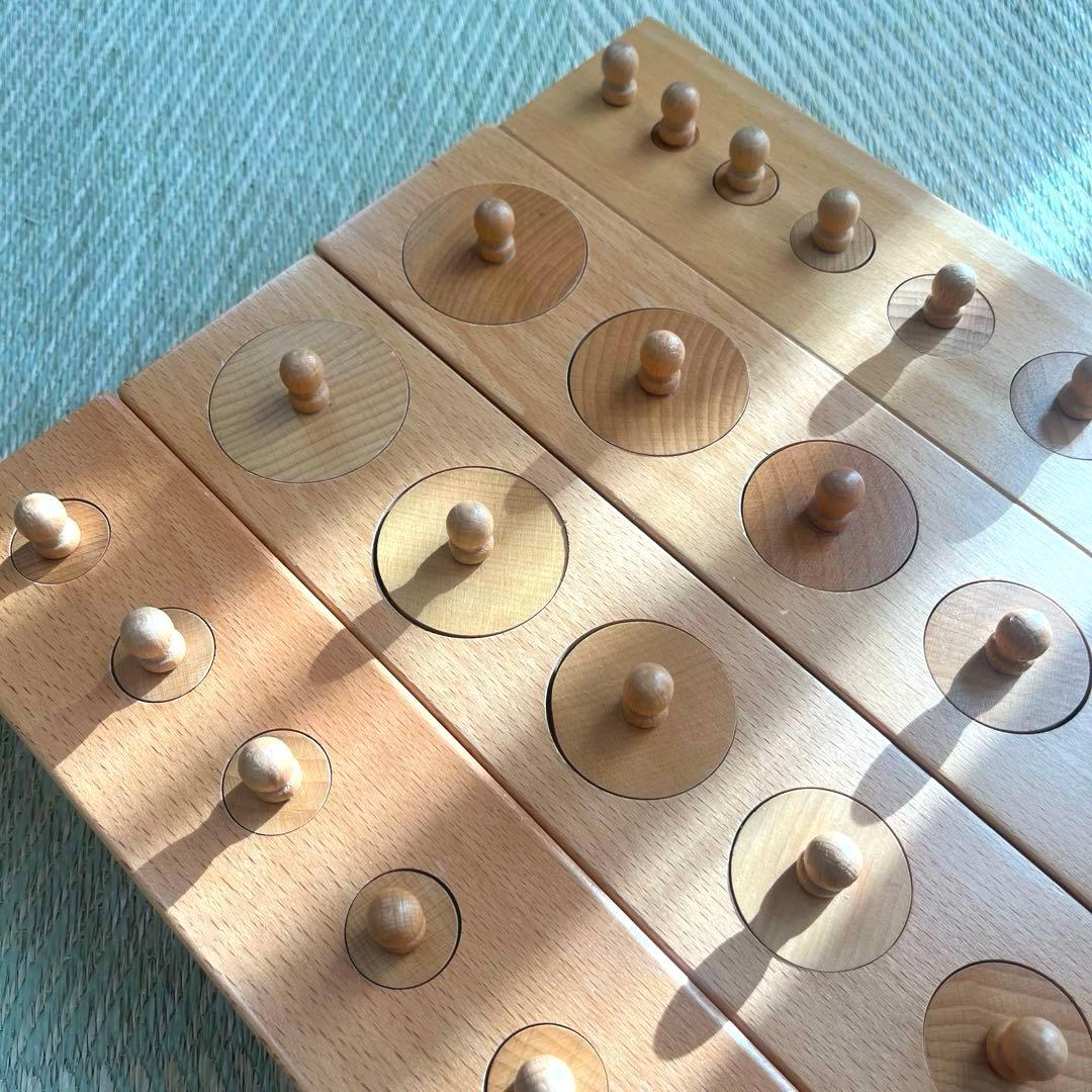 モンテッソーリ 教具 円柱さし モンテキッズ