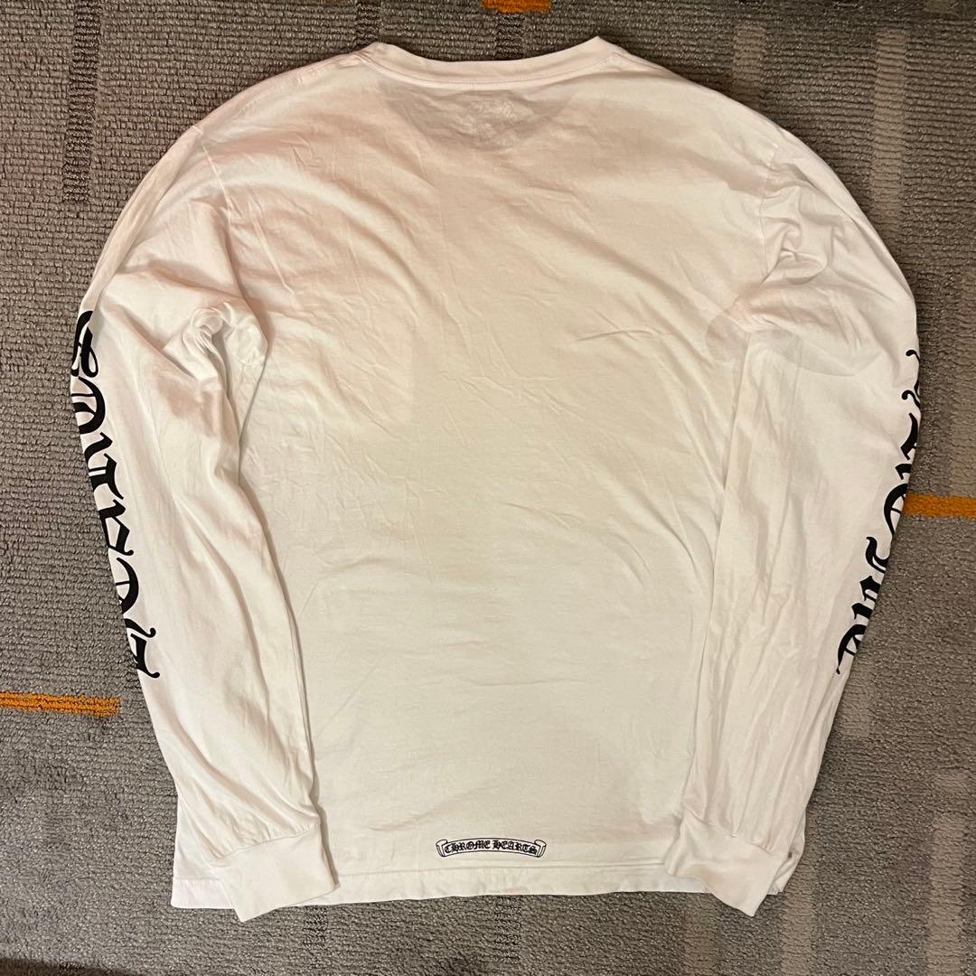 天*木様 【正規品】Chrome Hearts ロングスリーブT袖ロゴ USA製