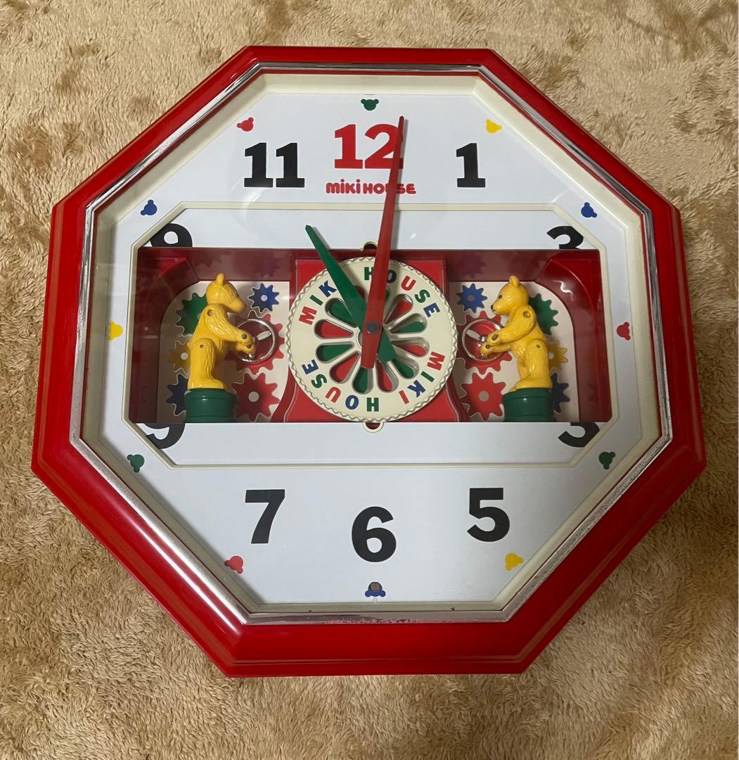 最安値　ミキハウス　miki house からくり時計　非売品　掛け時計　音楽
