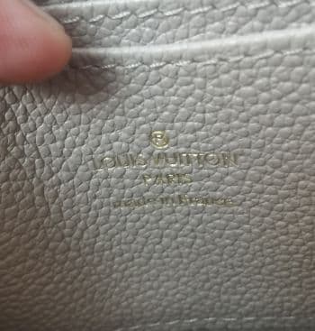 【極美品】M82448モノグラム アンプラント ジッピー パース