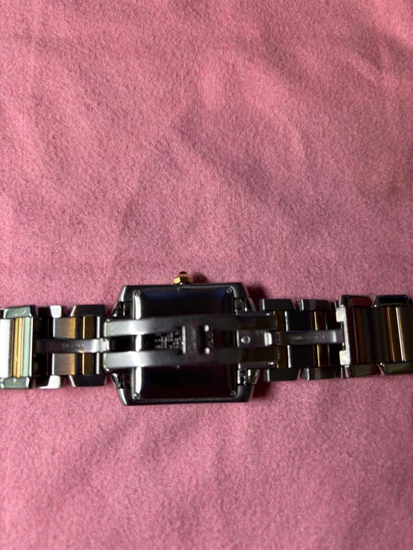 カルティエ タンクフランセーズ LM コンビ W51005Q4 OH済 フルコマ