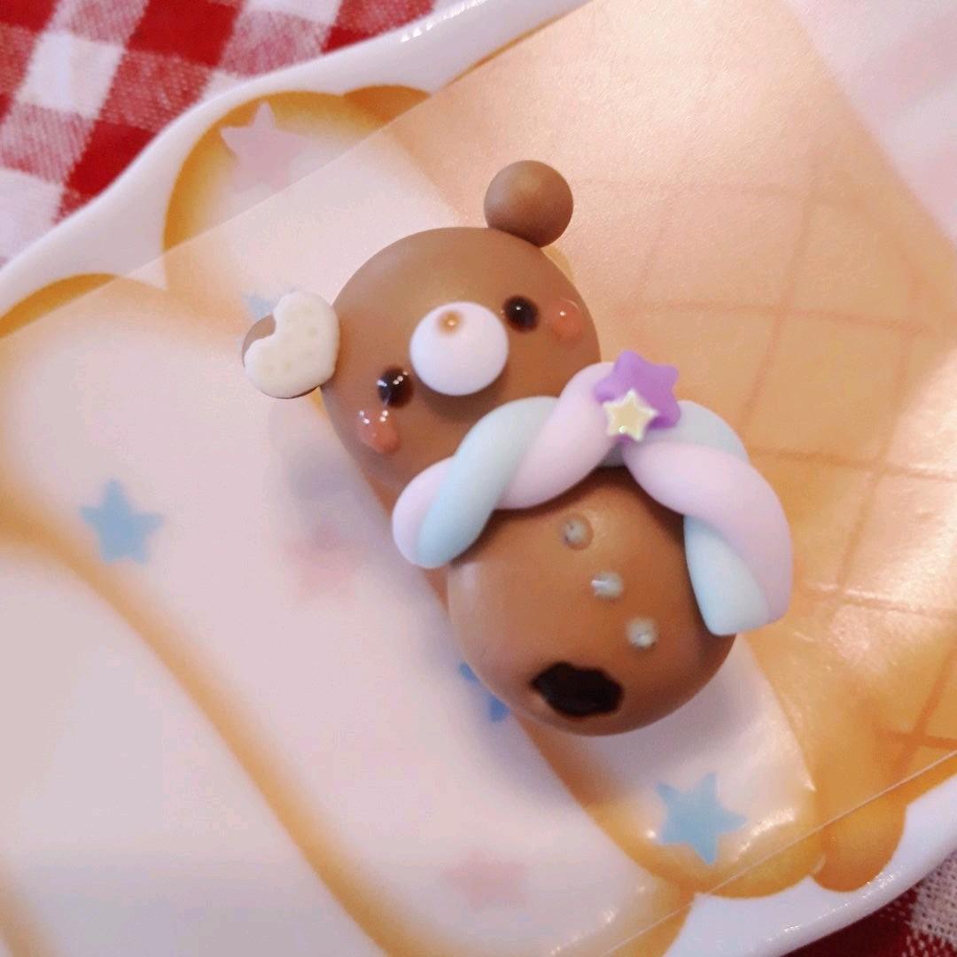 チョコマシュマロ☆かじりクマさん