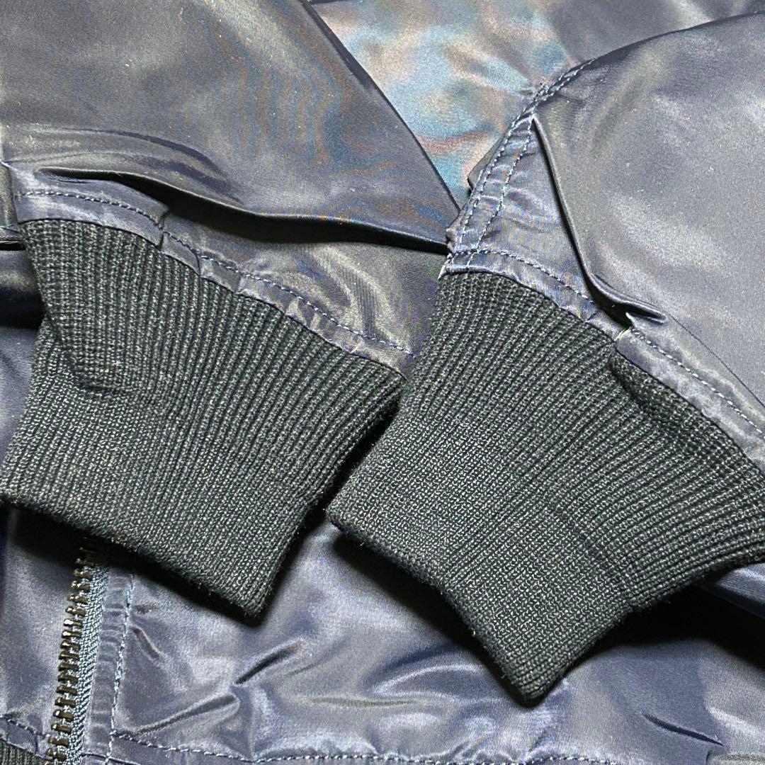 未使用　タグ付き　karaku VIP CLUB フライトジャケット　XL 紺