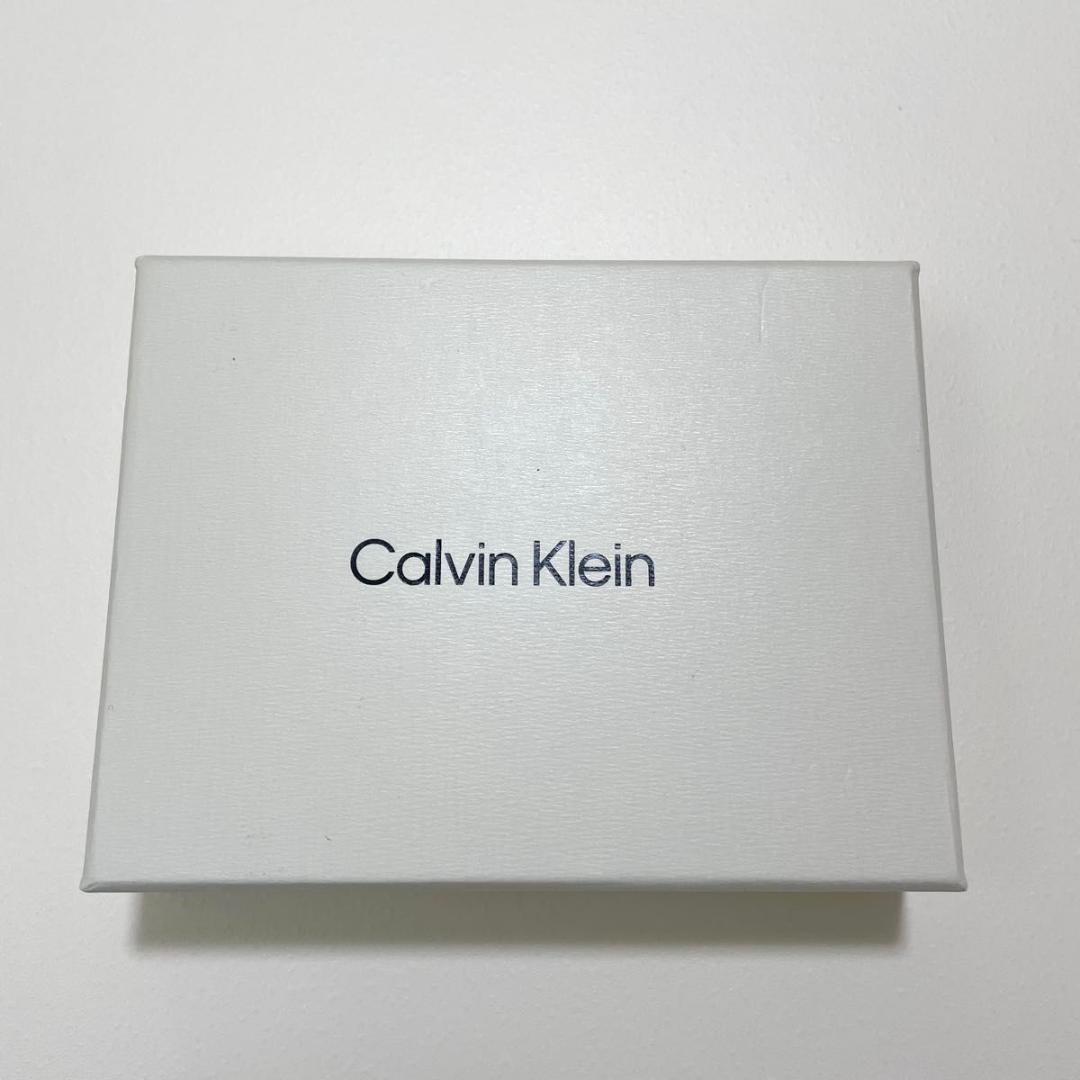 カルバンクライン 財布 ウォレット 三つ折り エンボスロゴ CK 黒 ラスト1個