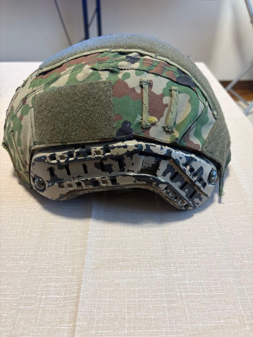 実物GENTEX OPS CORE LEVEL Ⅲaヘルメット　陸自迷彩カバー