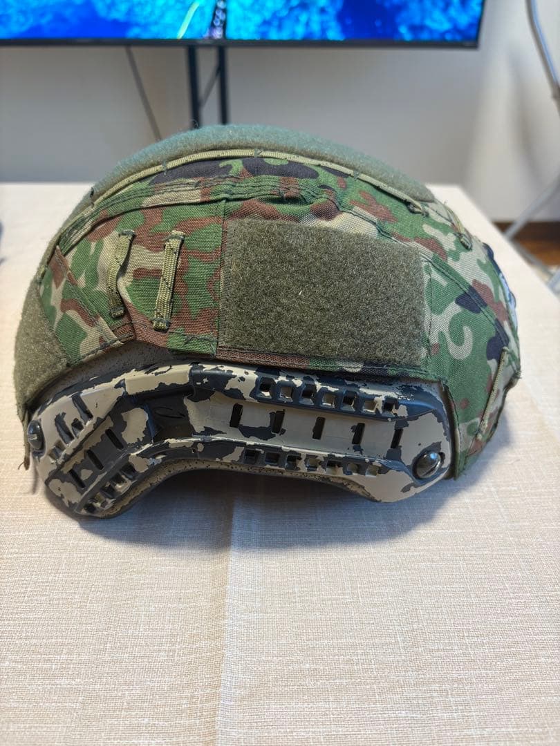 実物GENTEX OPS CORE LEVEL Ⅲaヘルメット　陸自迷彩カバー