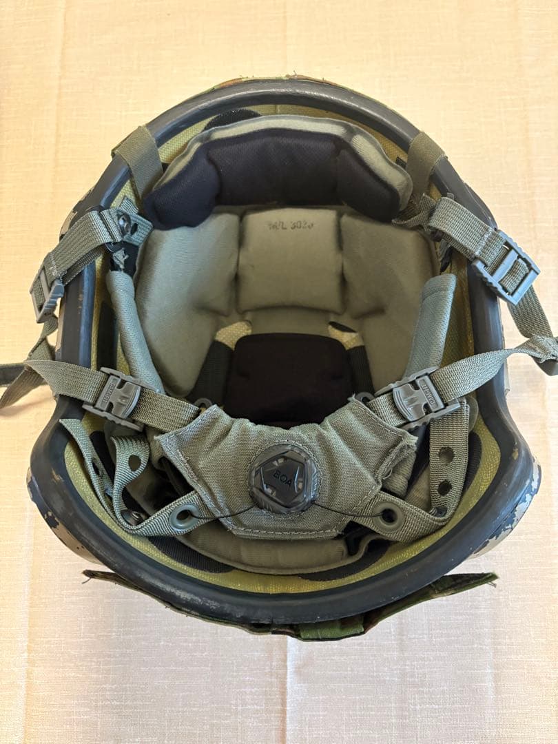 実物GENTEX OPS CORE LEVEL Ⅲaヘルメット　陸自迷彩カバー