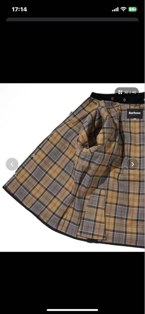 早い者勝ちです！専用無し。Barbour ブラック42