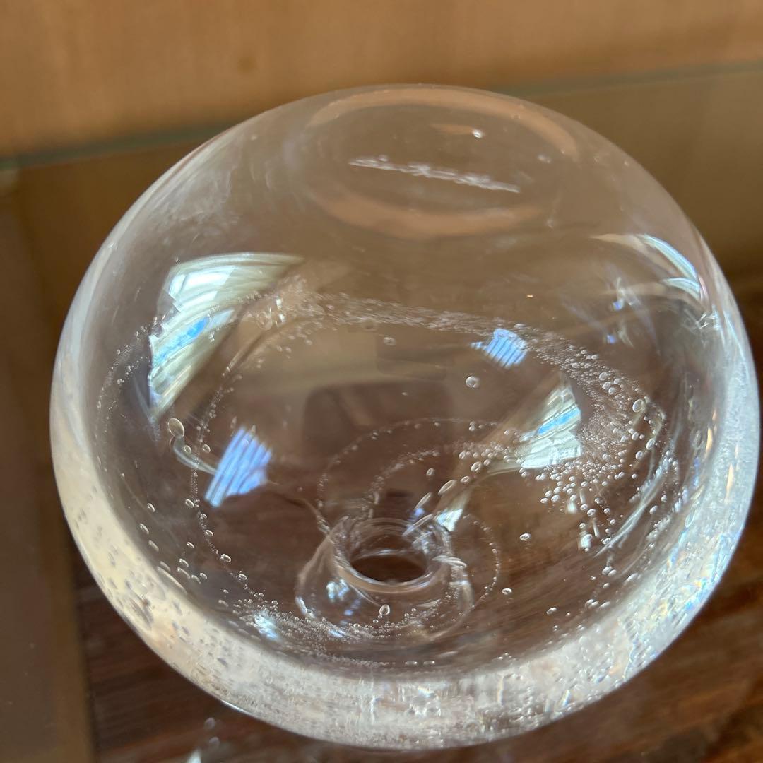 新品◆103荒川尚也　そばちょこ&型徳利　ガラスボウルL アワガラス4点セット