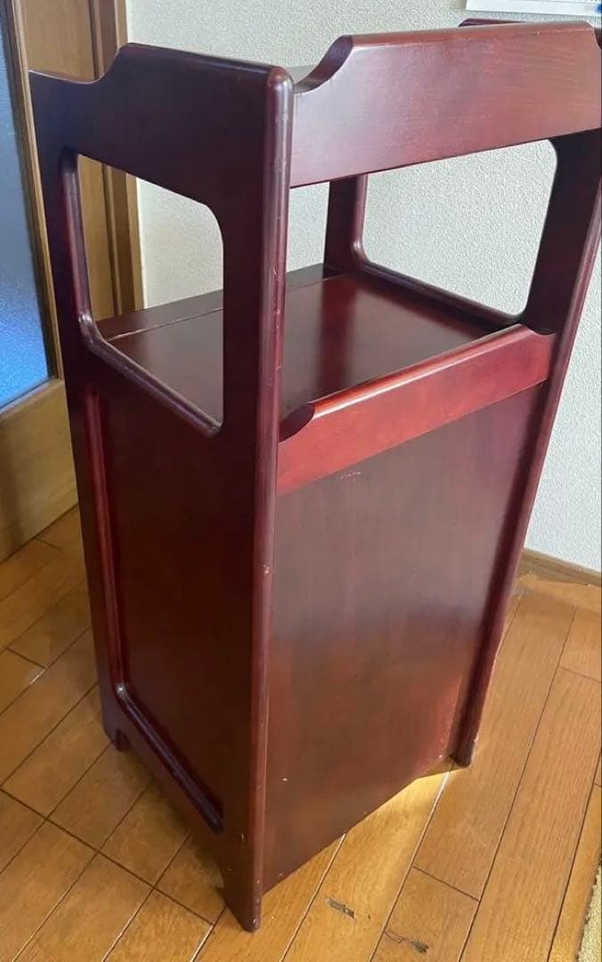 オールドカリモク 電話台 花台 飾り棚 サイドテーブル