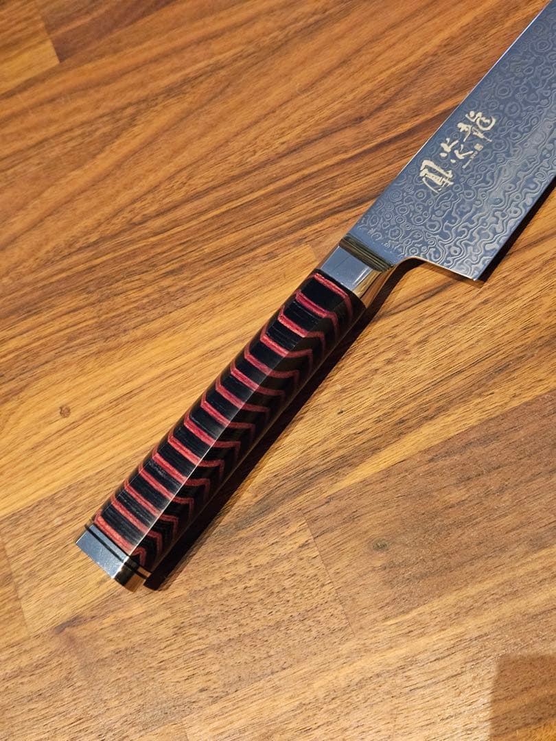 龍泉刃物　鳳炎龍　vg10 + vg2 コアレス　ダマスカス牛刀　210mm
