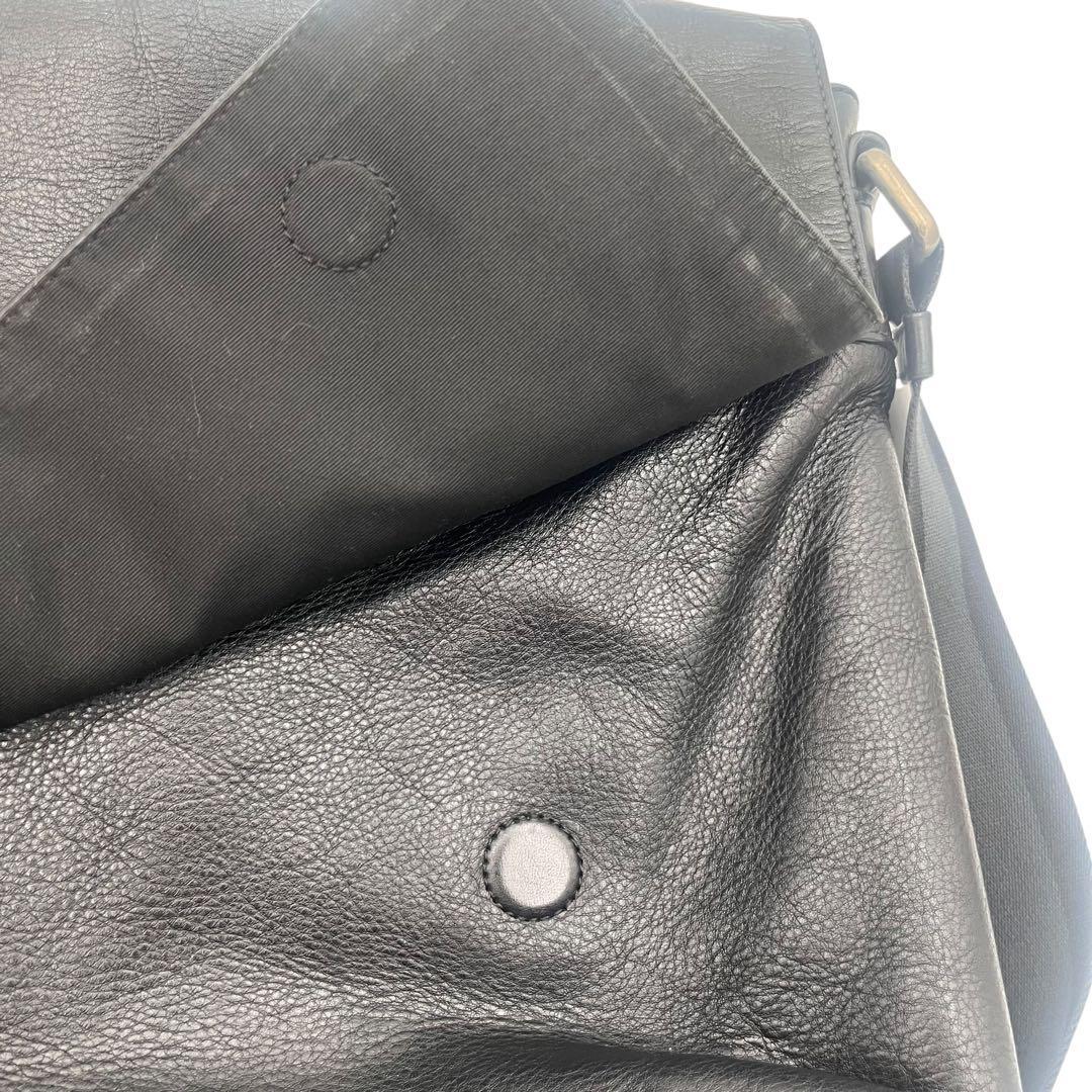 コーチ メンズ ショルダーバッグ チャールズ レザー スリム メッセンジャー