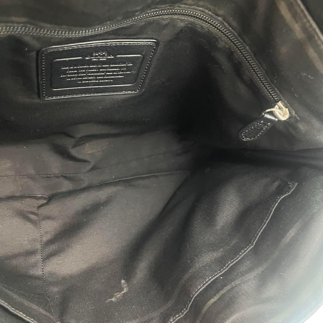 コーチ メンズ ショルダーバッグ チャールズ レザー スリム メッセンジャー