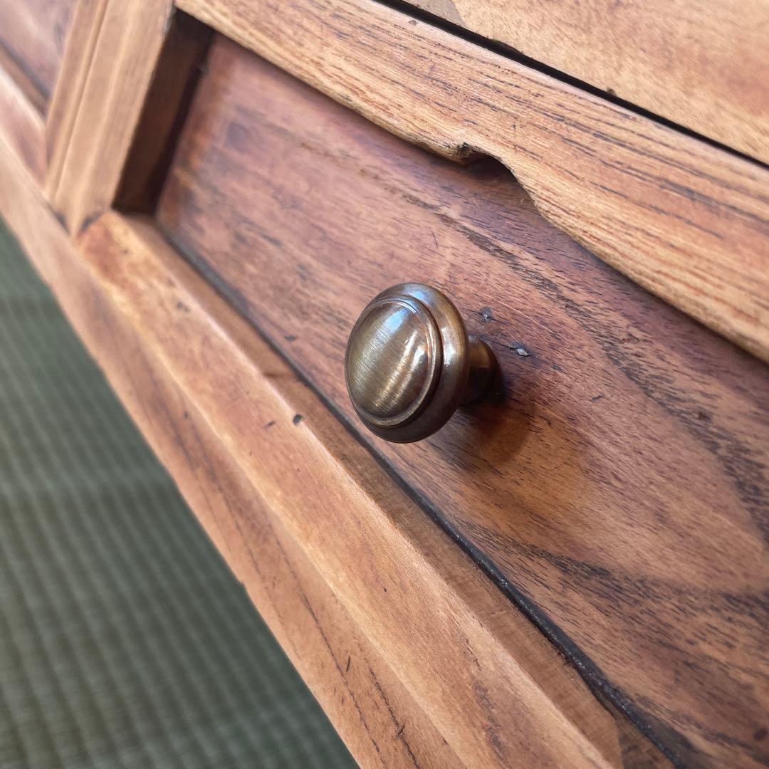 文机　テーブル　古道具　昭和　小引き出し　 TV台　アンティーク