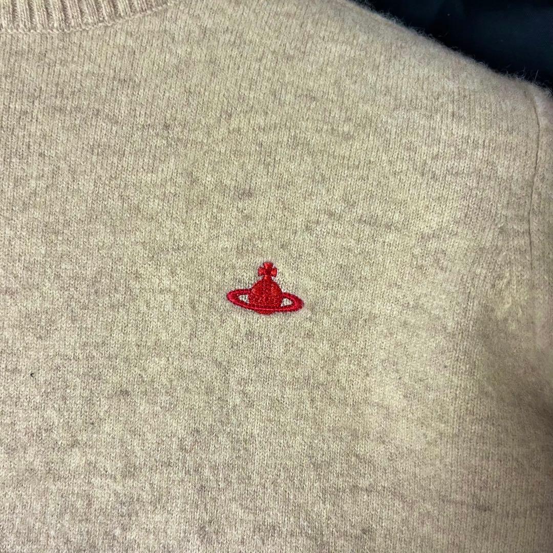 ✖︎ ヴィヴィアンウエストウッド タートルネック ニット セーター オーブ刺繍