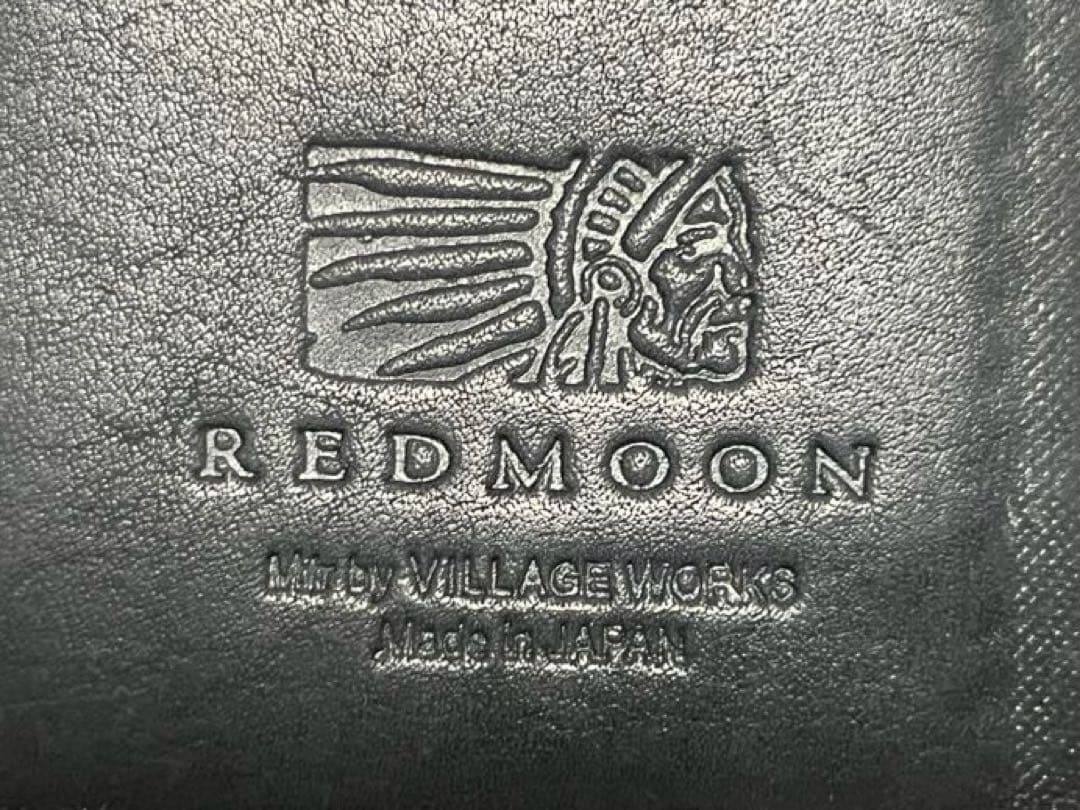 【N】REDMOON レッドムーン　ミドルウォレットL字　牛革