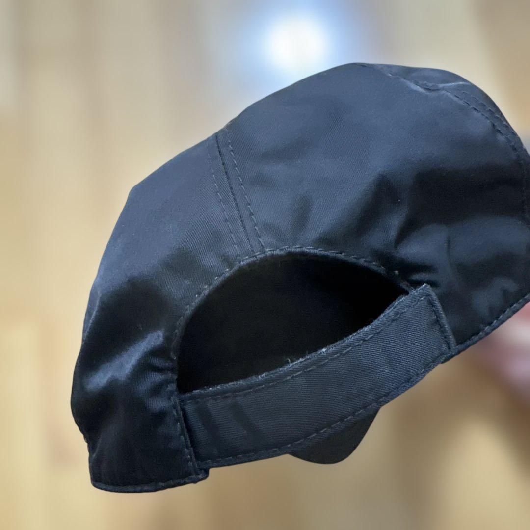 PRADA ブラックナイロンキャップ