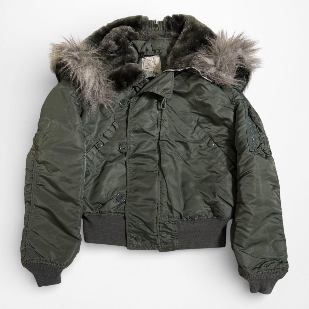 極上 80s USA製 ALPHA N-2B フライトジャケット ヴィンテージ