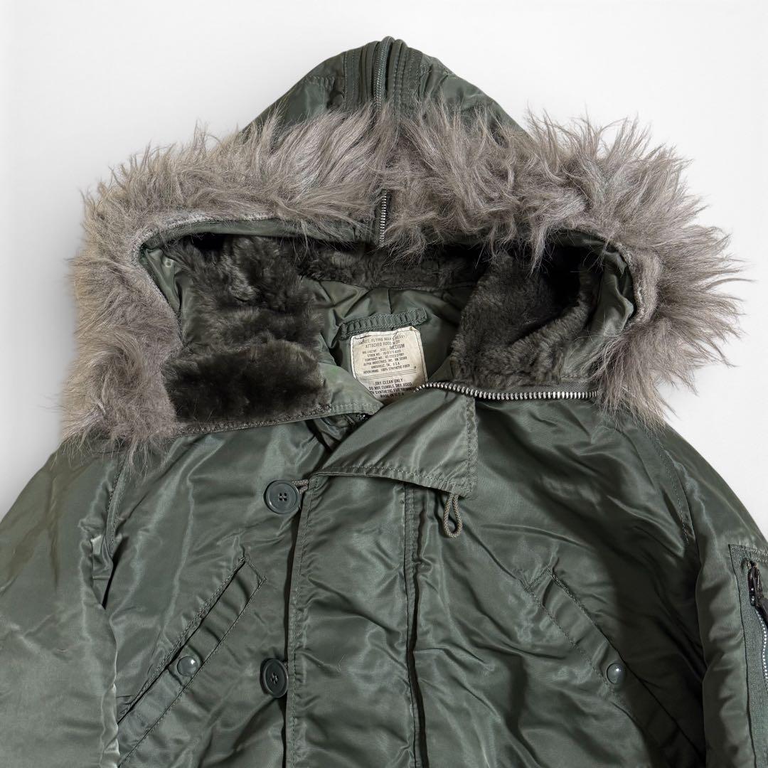 極上 80s USA製 ALPHA N-2B フライトジャケット ヴィンテージ