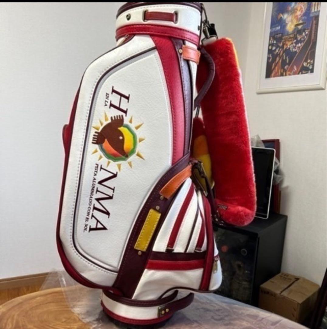 HONMA ゴルフバッグ・キャディバッグ ホワイト/レッド